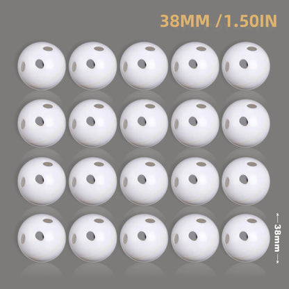 30/50/100 piezas de sonajero de plástico con forma de bola